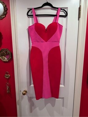 Rebel Love Heart Detail Wiggle Dress